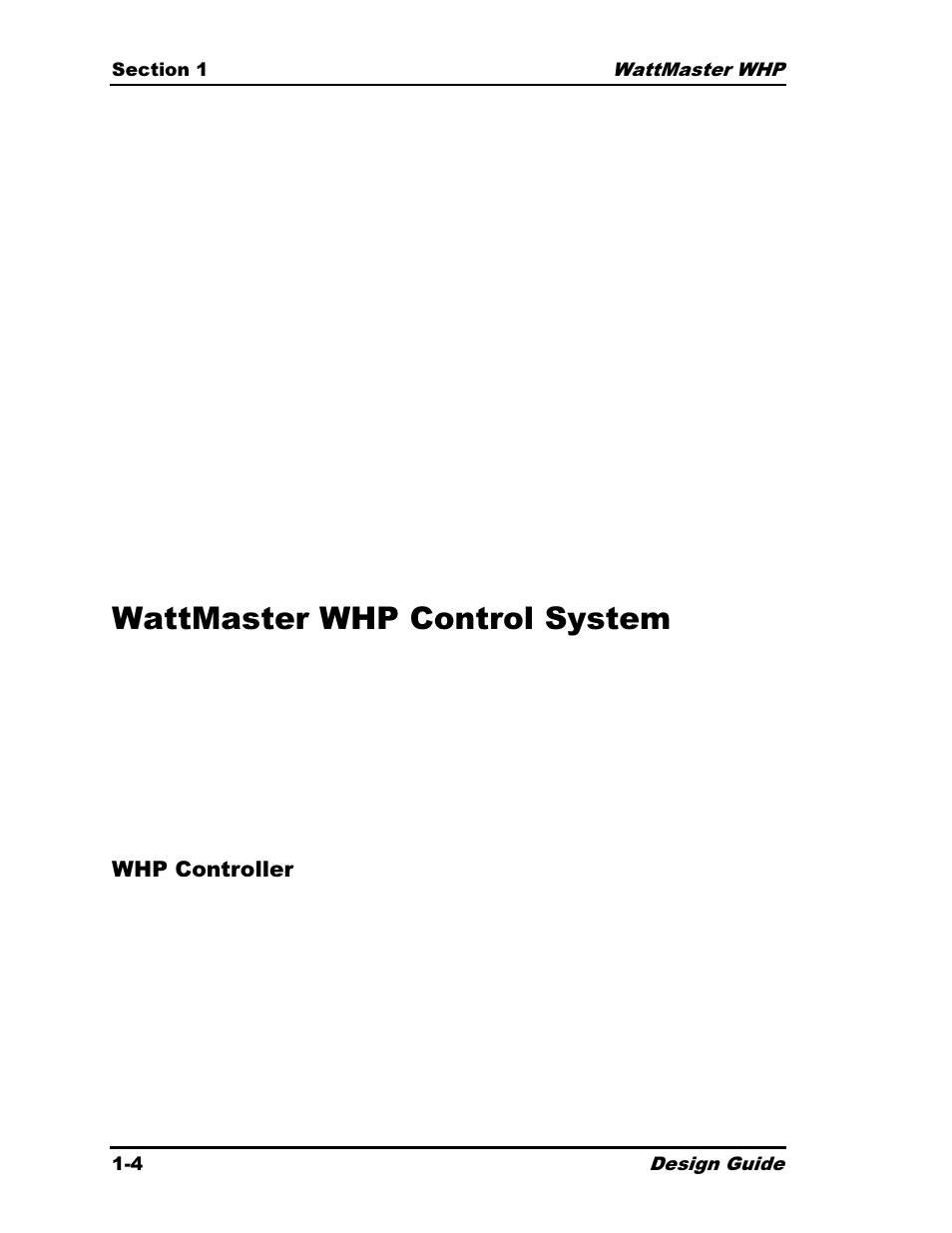 Wattmaster whp control system | Heat Controller Water Source Heat Pump User Manual | Page 10 / 126