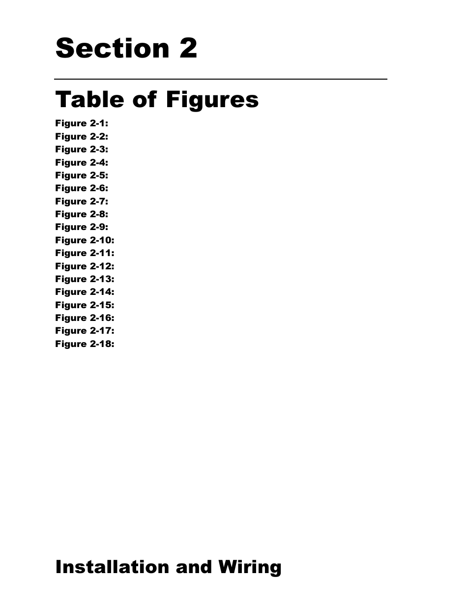 Table of figures, Installation and wiring | Heat Controller Water Source Heat Pump User Manual | Page 24 / 126