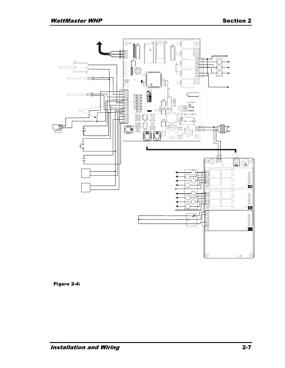 Figure 2-4: whp loop controller wiring, Optional pressure transmitter | Heat Controller Water Source Heat Pump User Manual | Page 31 / 126