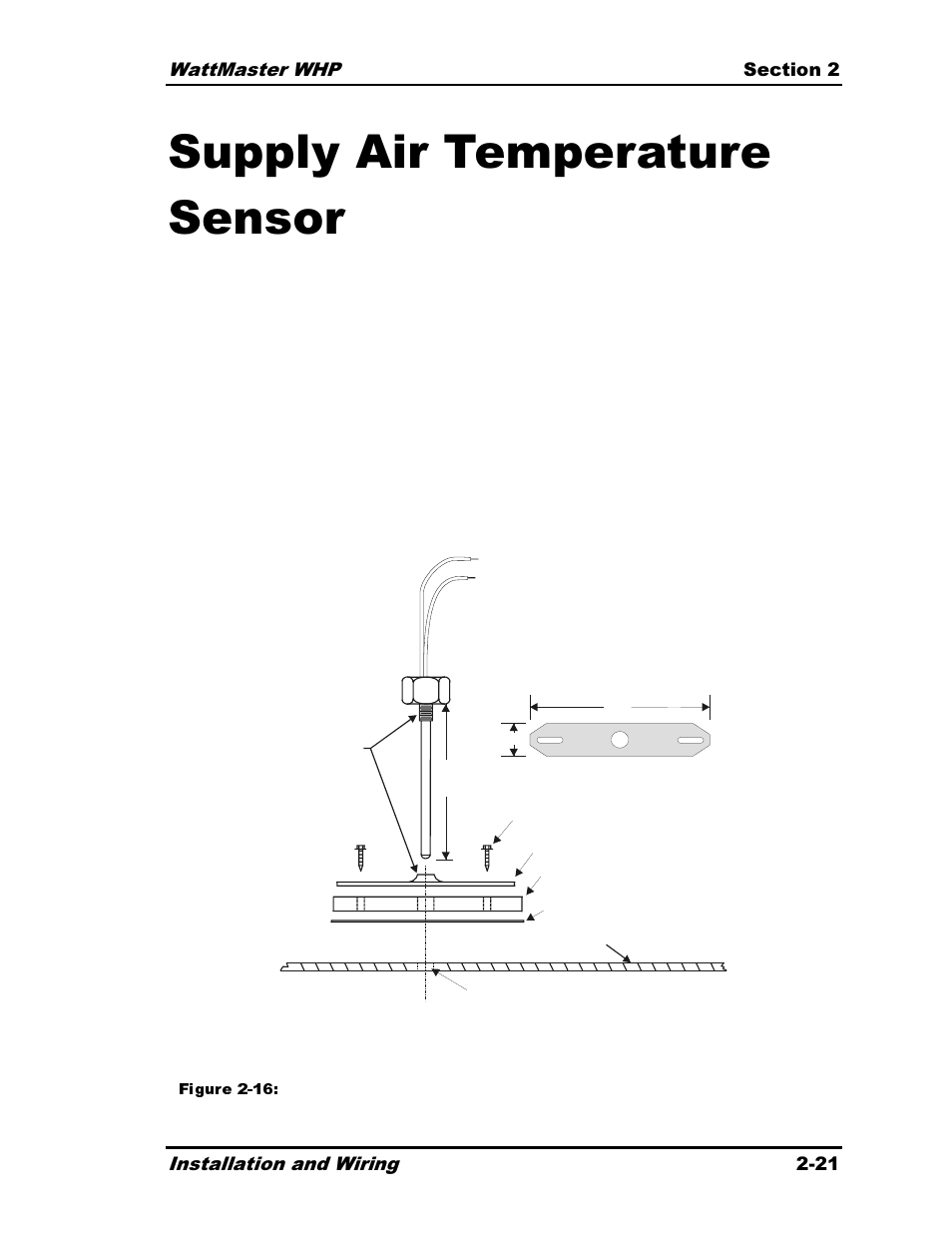 Supply air temperature sensor | Heat Controller Water Source Heat Pump User Manual | Page 45 / 126