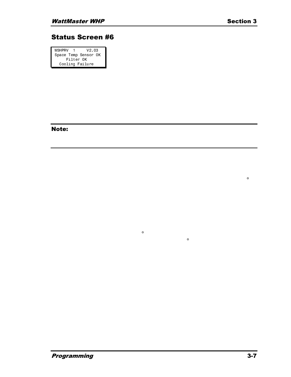 Status screen #6 | Heat Controller Water Source Heat Pump User Manual | Page 55 / 126