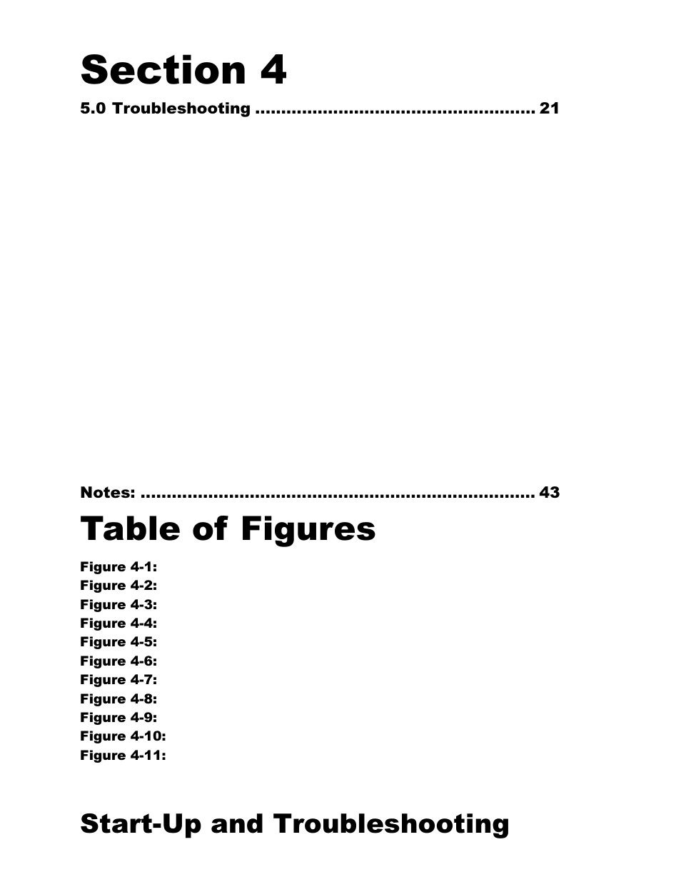 Table of figures, Start-up and troubleshooting | Heat Controller Water Source Heat Pump User Manual | Page 82 / 126