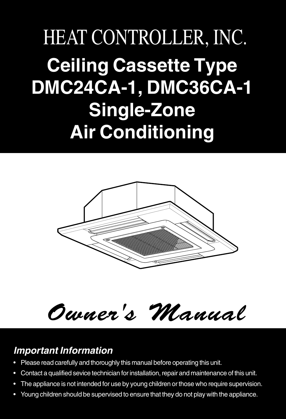 Heat Controller DMC36CA-1 User Manual | 27 pages