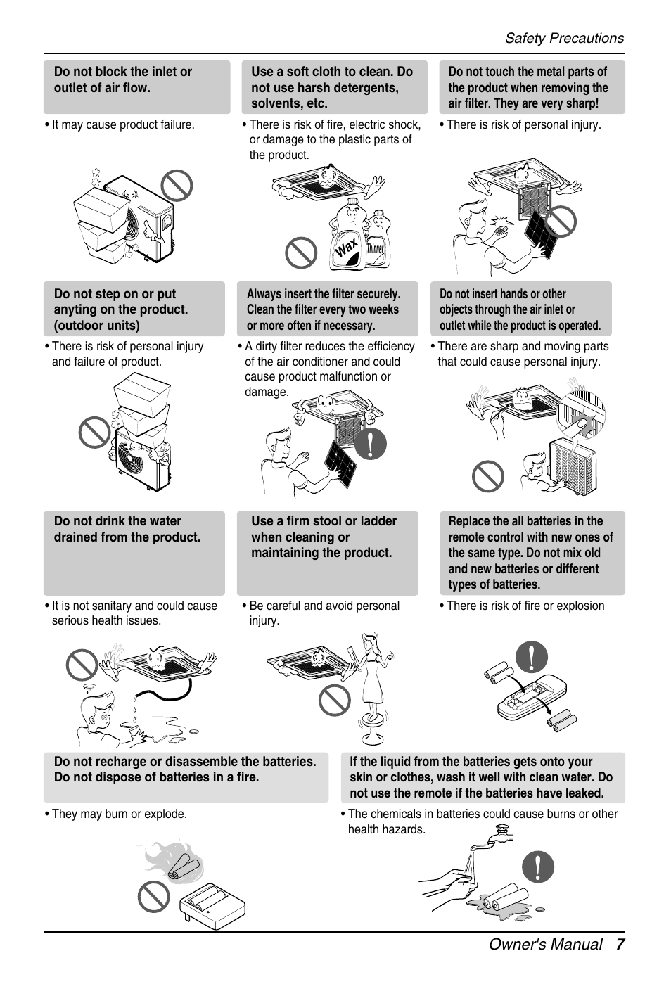 Owner's manual 7 | Heat Controller DMC36CA-1 User Manual | Page 7 / 27