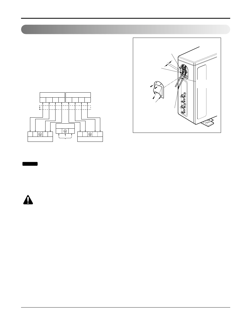 Connect the cable to the outdoor unit, 26 multi type air conditioner, Outdoor unit | Heat Controller DMH24DB-1 User Manual | Page 26 / 35