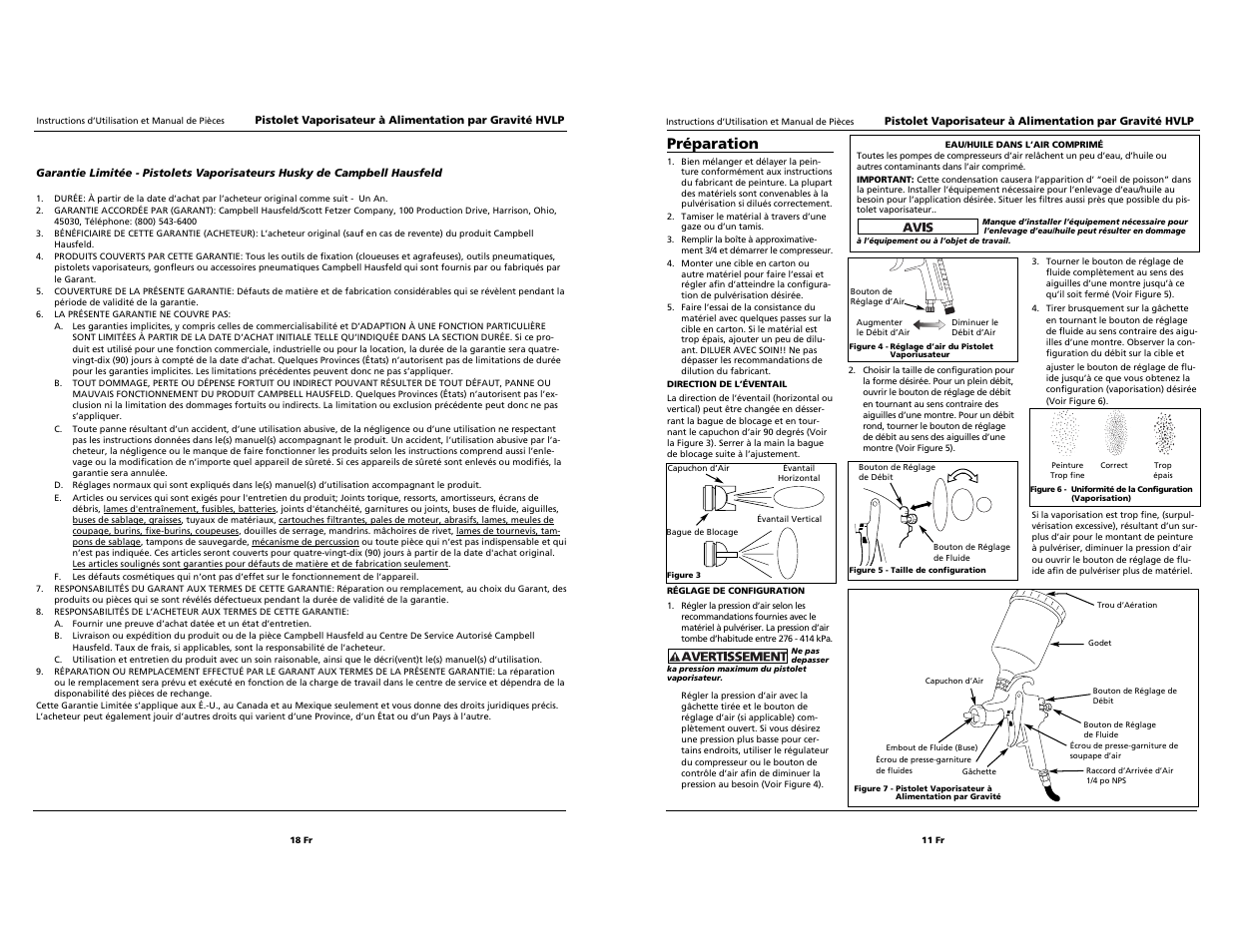 Préparation | Husky hds790 User Manual | Page 11 / 14