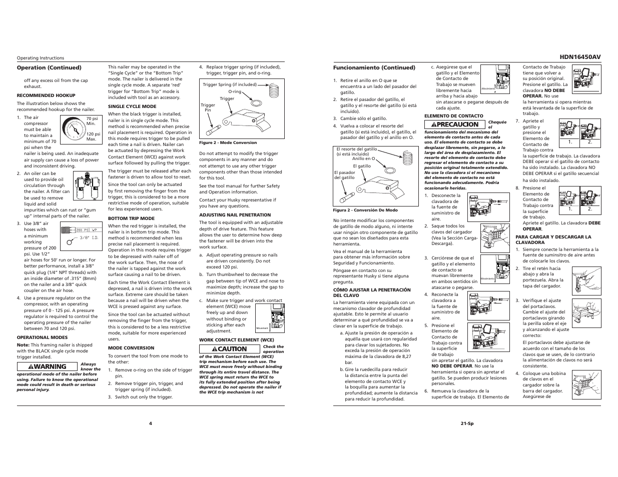 Oxyge n nitro gen hydro gen carbo n dio xide | Husky 23-SP HDN16450AV User Manual | Page 4 / 12