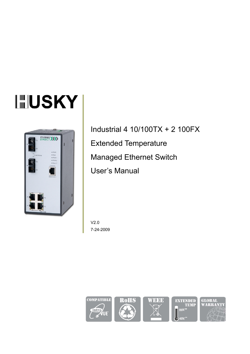 Husky HME-423E User Manual | 77 pages