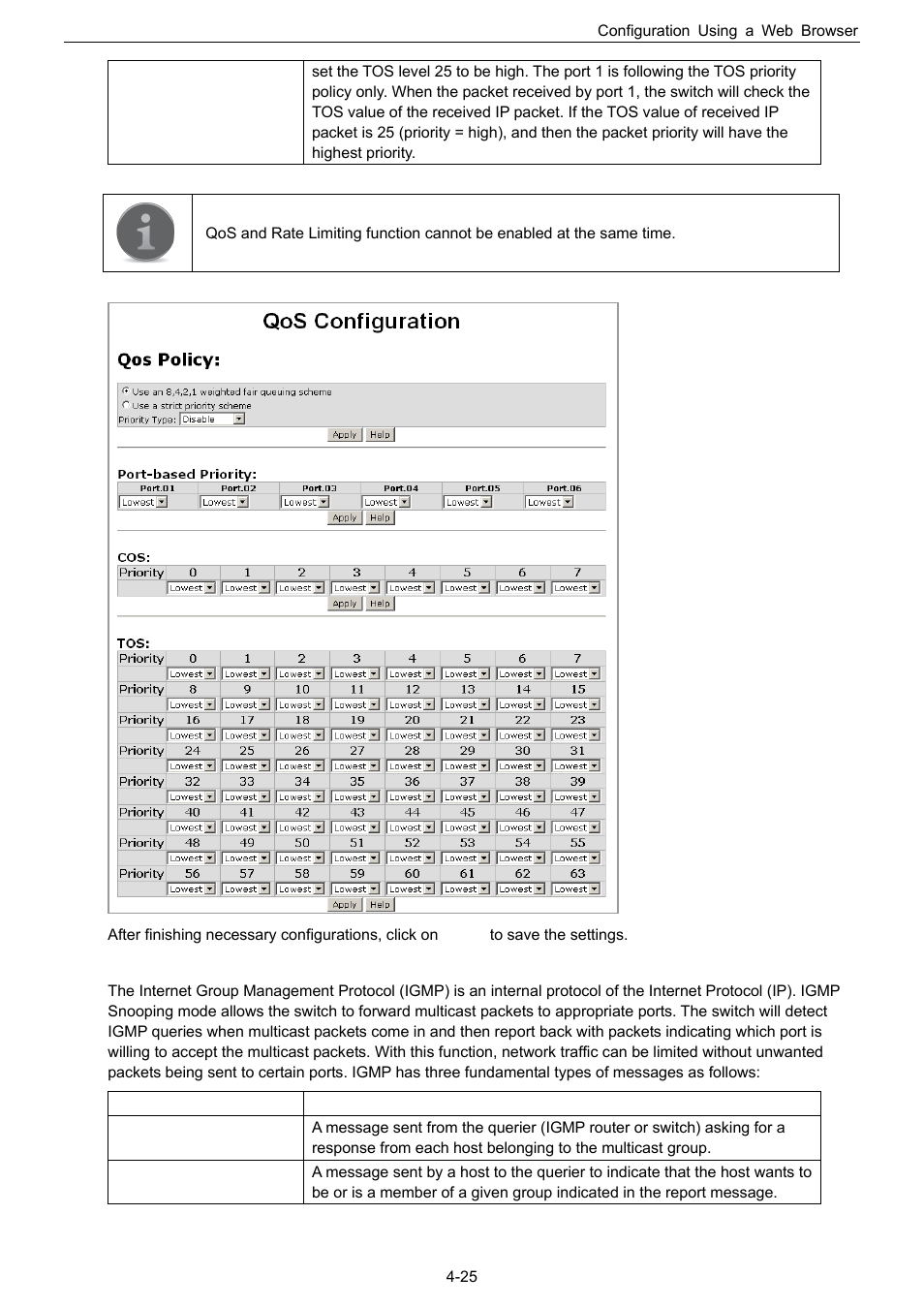 Igmp configuration | Husky HME-423E User Manual | Page 41 / 77