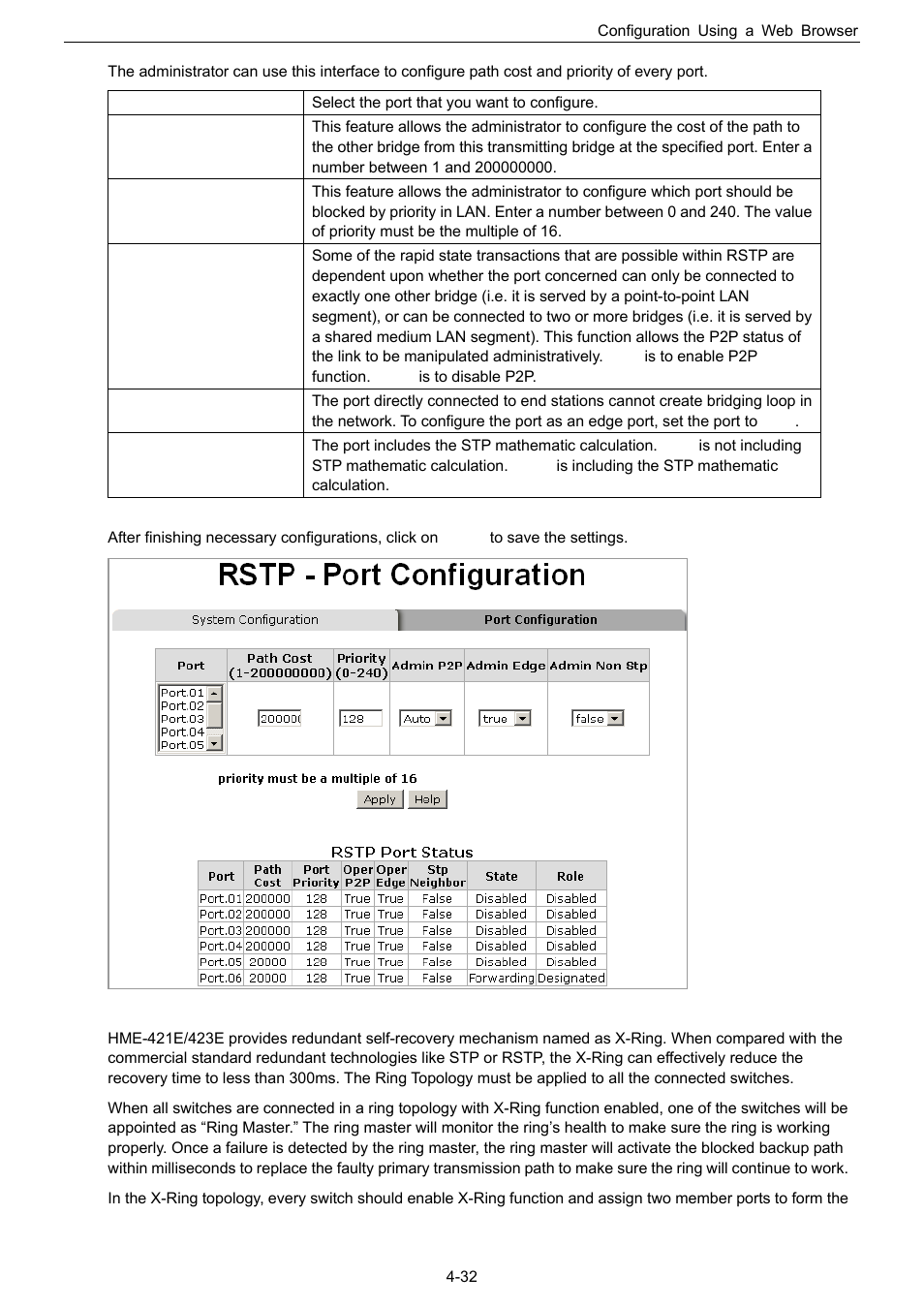 X-ring configuration | Husky HME-423E User Manual | Page 48 / 77
