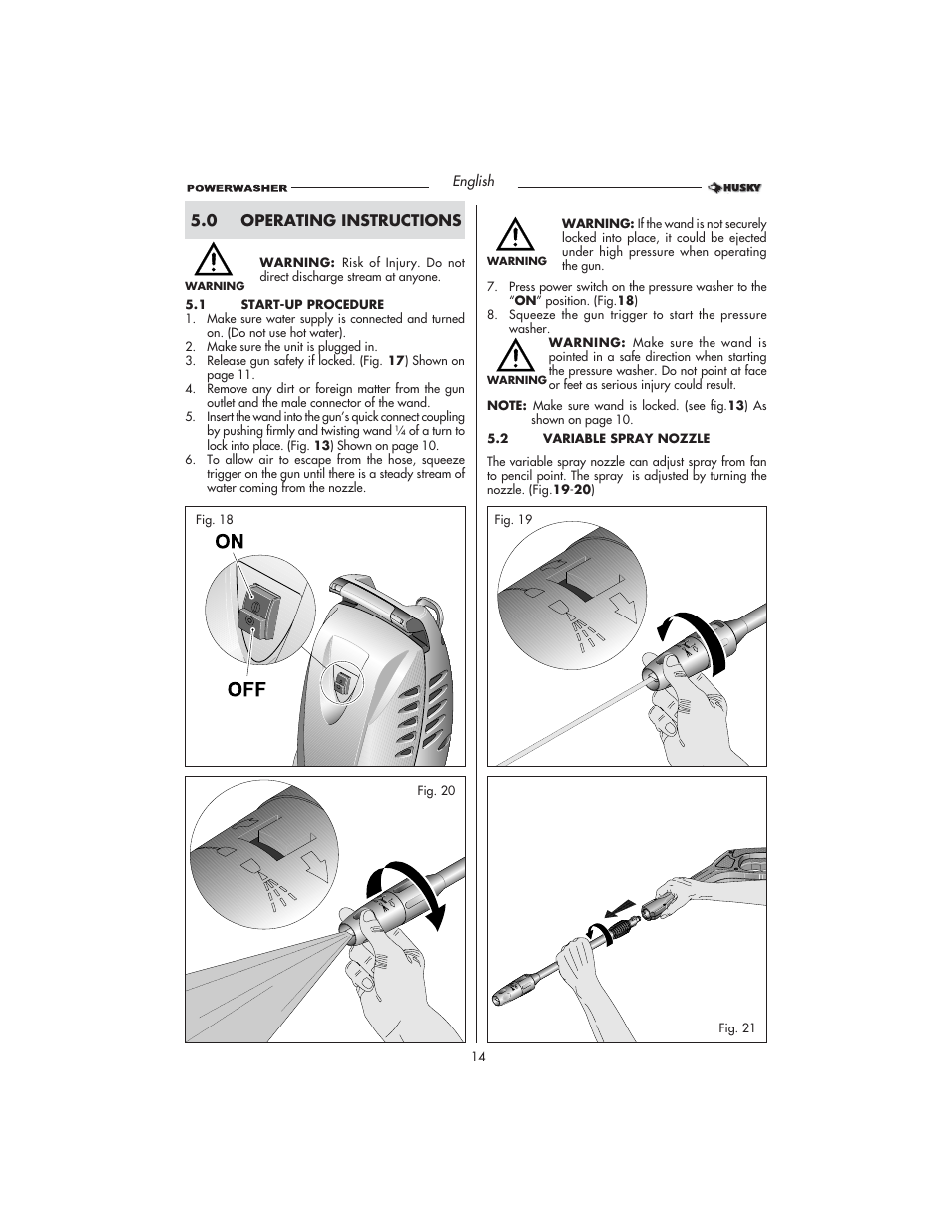 Husky HD1500 User Manual | Page 14 / 68