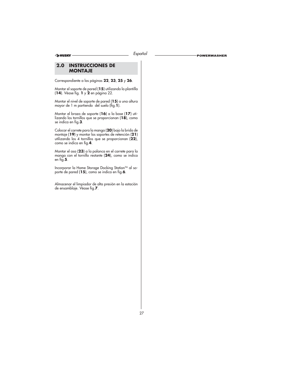 Husky HD1500 User Manual | Page 27 / 68