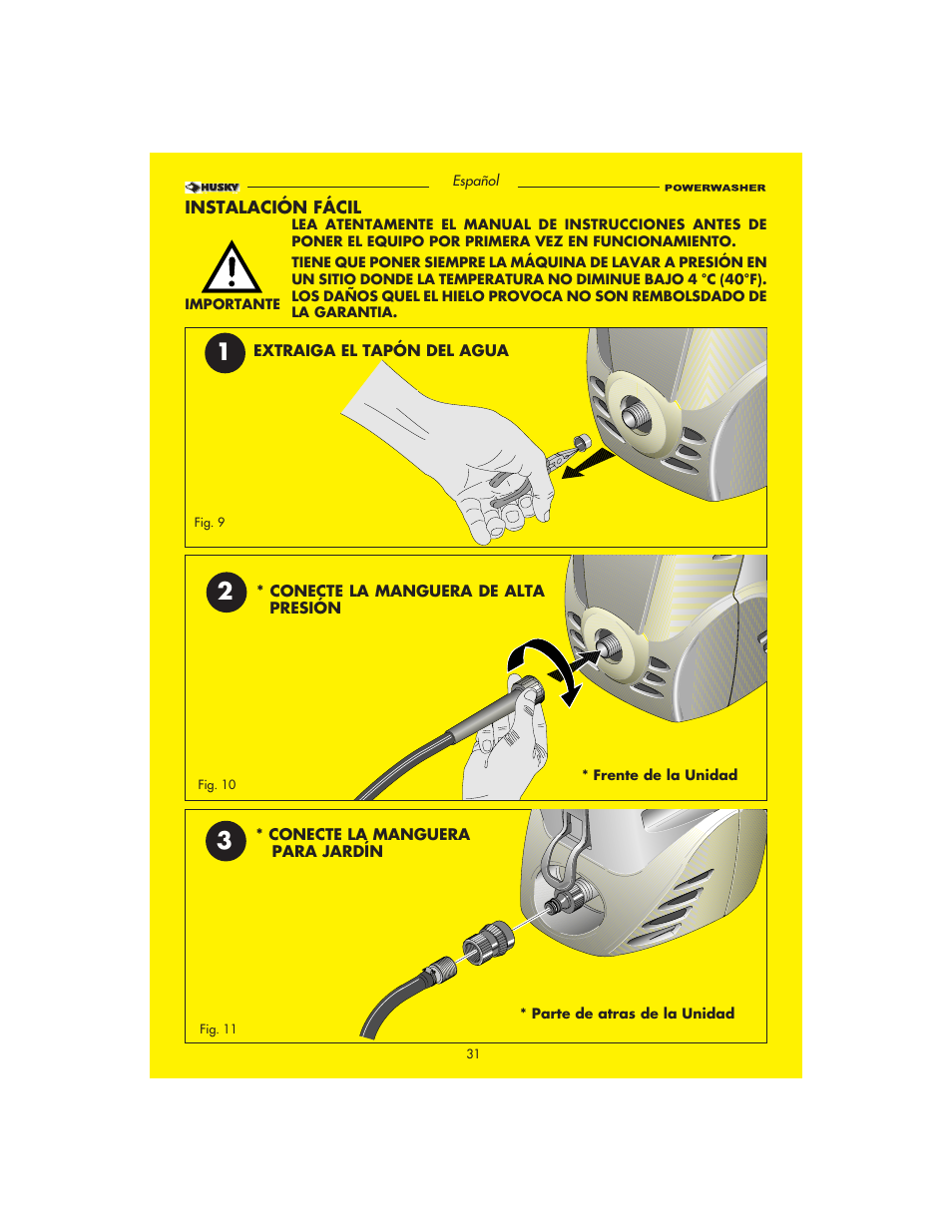 Husky HD1500 User Manual | Page 31 / 68