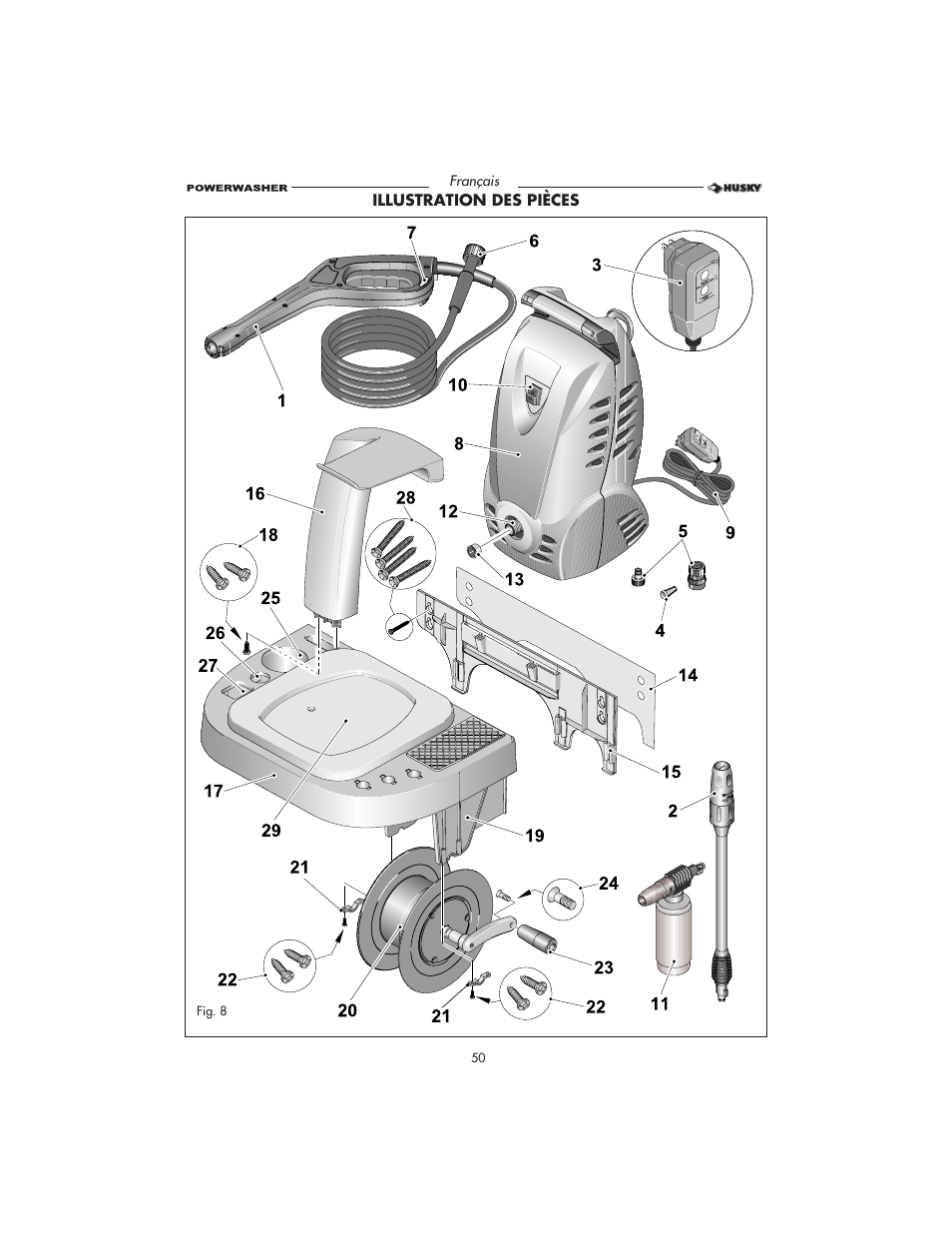 Husky HD1500 User Manual | Page 50 / 68