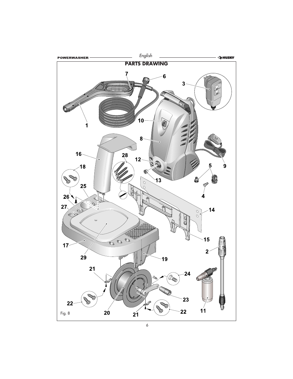 Husky HD1500 User Manual | Page 6 / 68