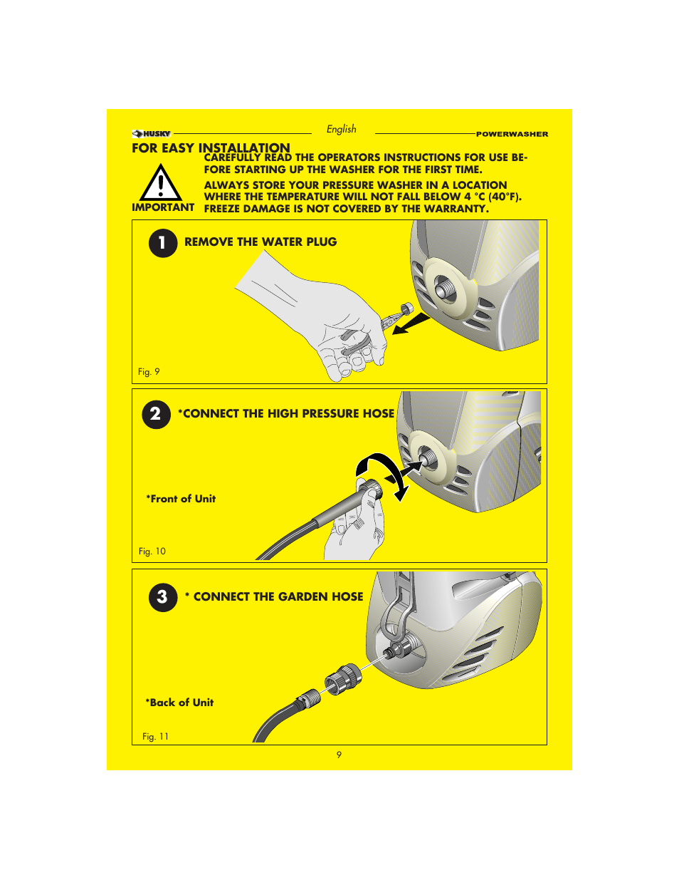 Husky HD1500 User Manual | Page 9 / 68