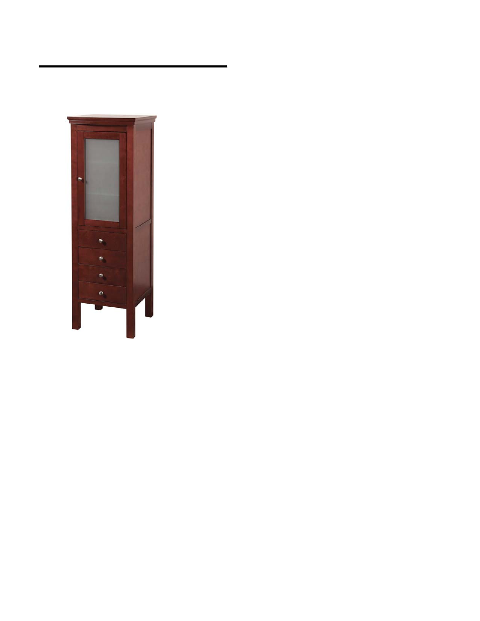 Danbury tall cabinet danbury tall cabinet dbct1757 | Husky Danbury DBCT1757 User Manual | Page 5 / 6