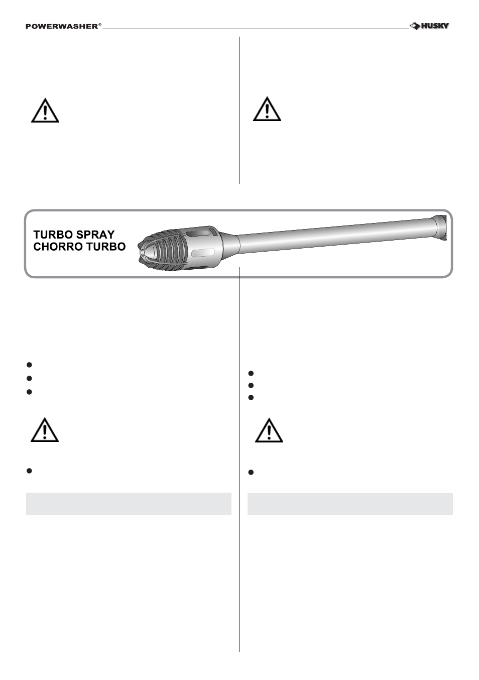 0 maintenance, 0 mantenimiento | Husky 2000PSI User Manual | Page 20 / 36