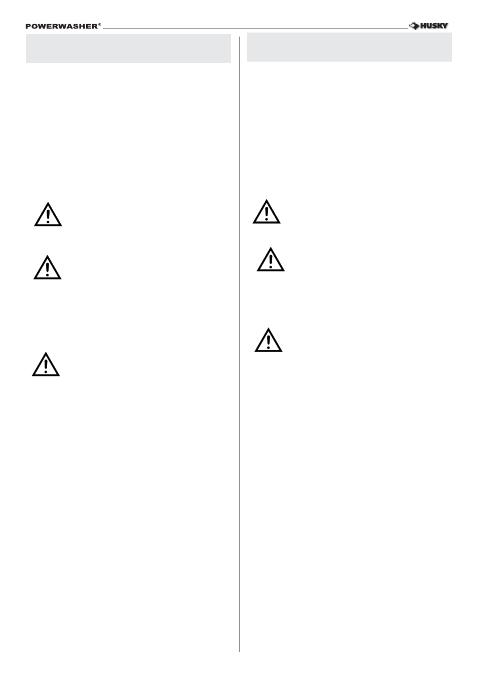 0 importantes instrucciones de seguridad, 0 important safety instructions | Husky 2000PSI User Manual | Page 8 / 36