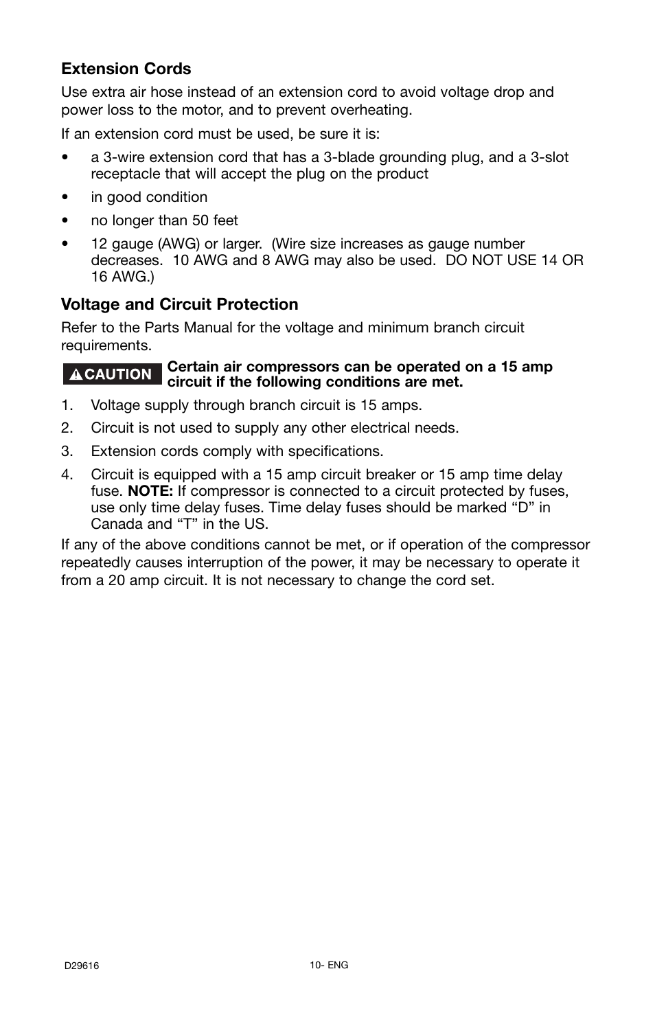 Husky D29616 User Manual | Page 10 / 56