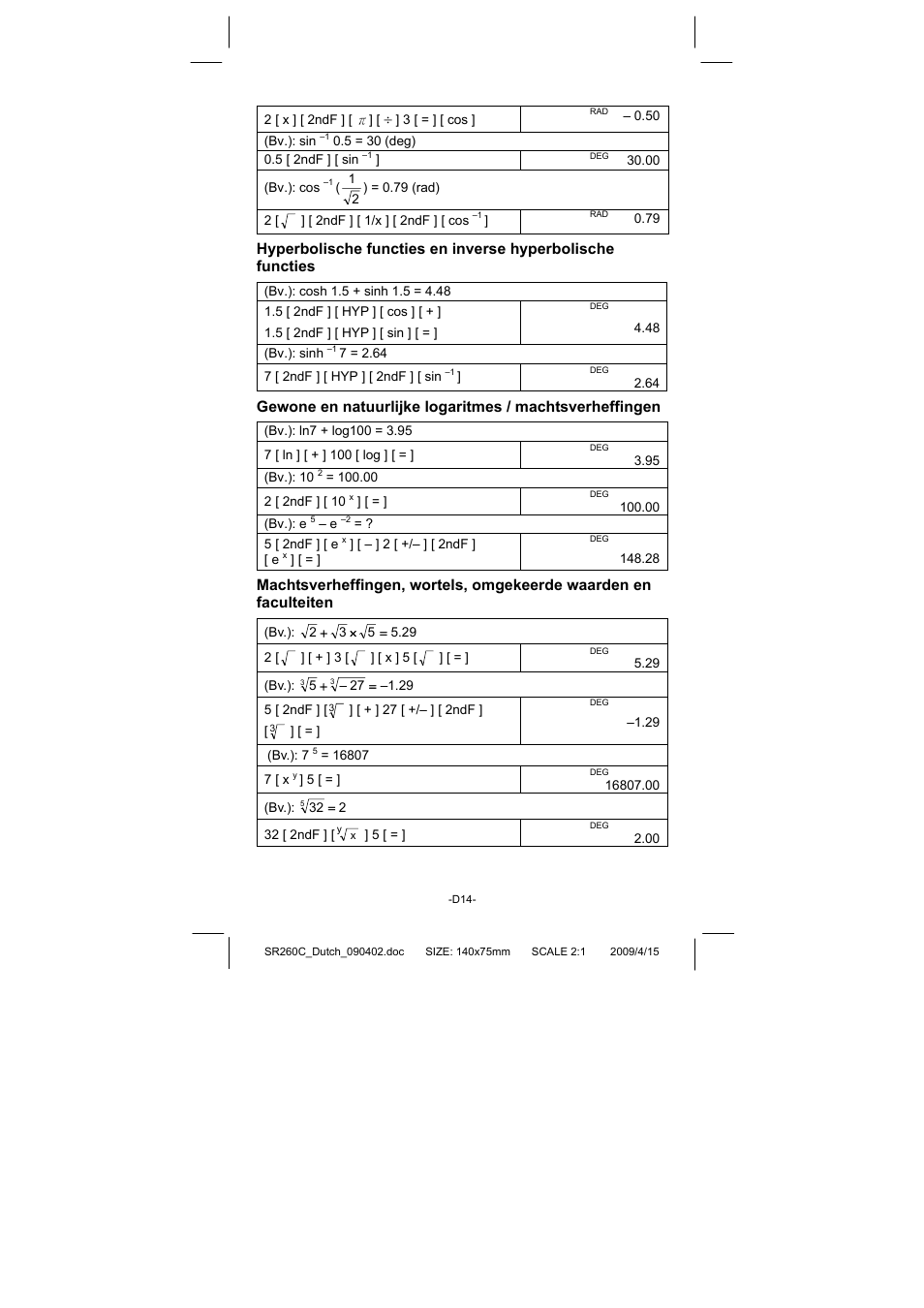 CITIZEN SRP-265N User Manual | Page 127 / 192