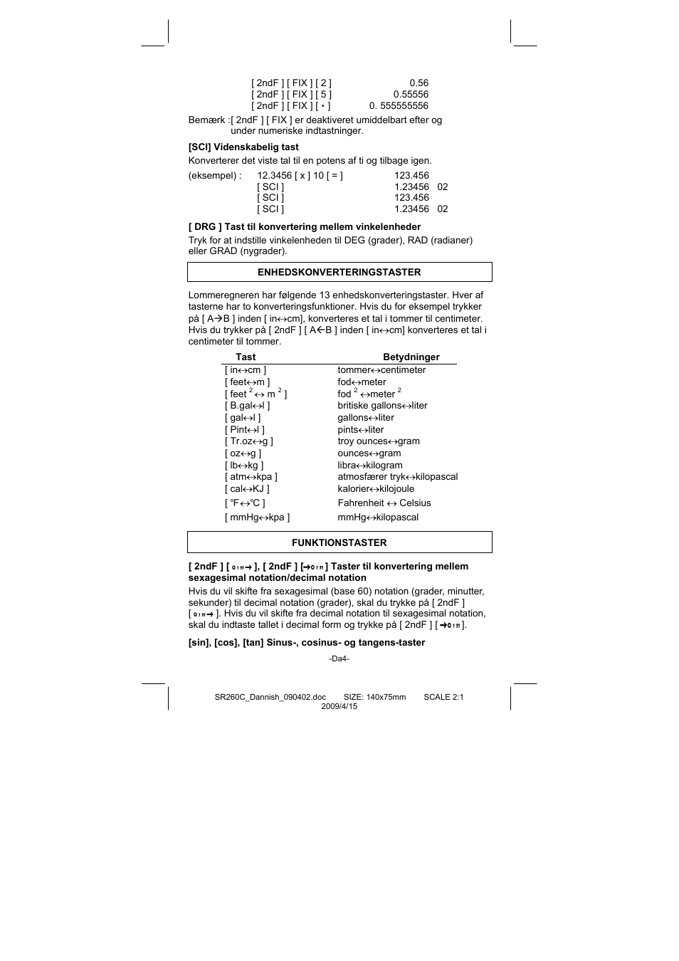 CITIZEN SRP-265N User Manual | Page 136 / 192