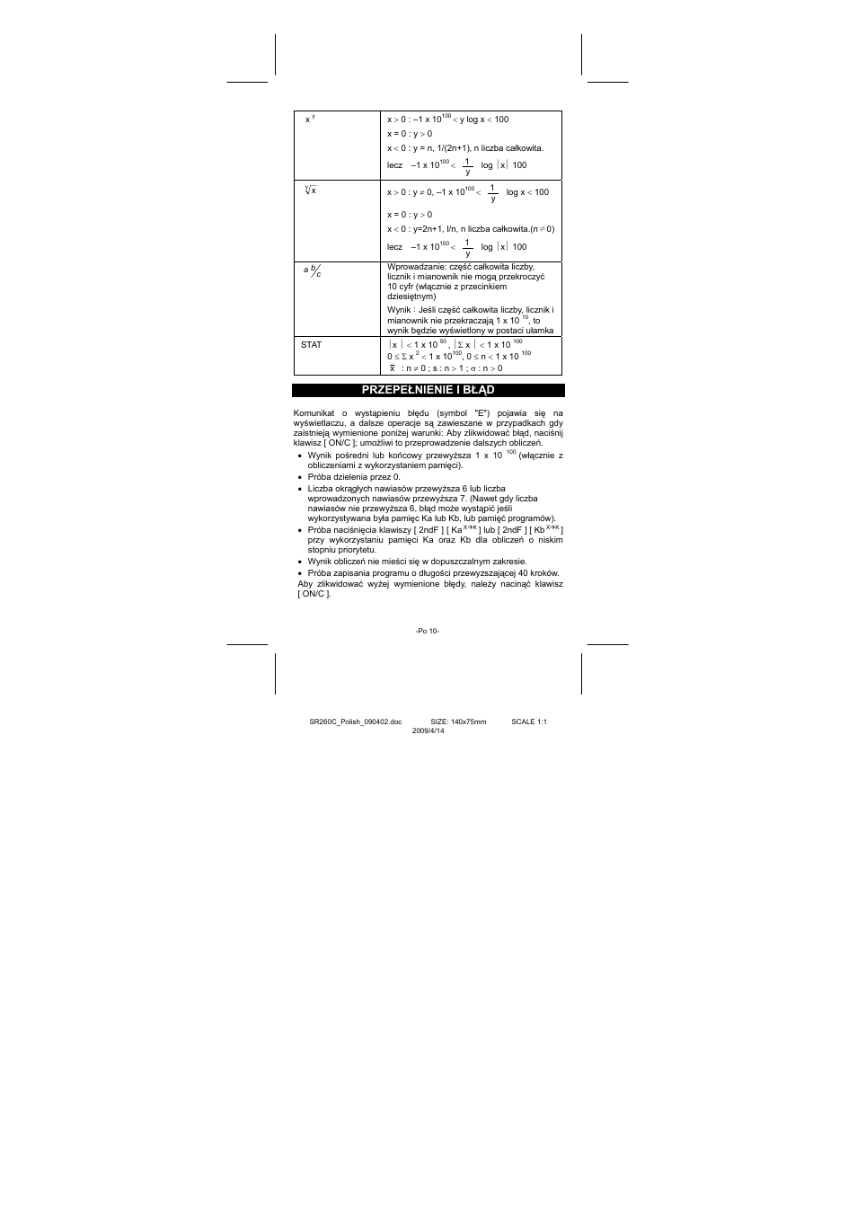 CITIZEN SRP-265N User Manual | Page 180 / 192