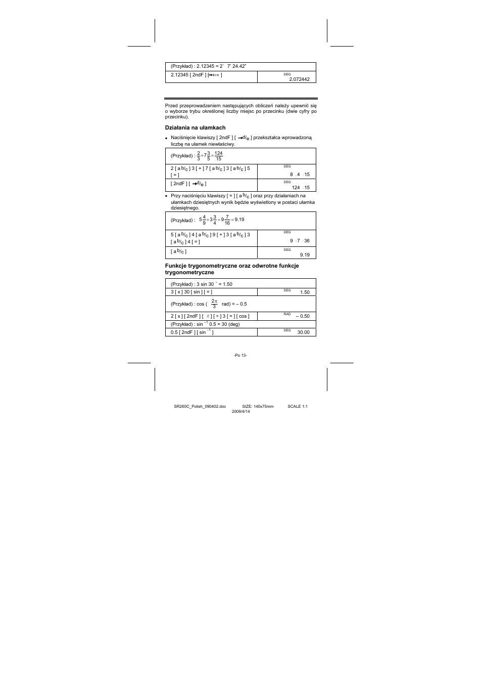 CITIZEN SRP-265N User Manual | Page 183 / 192