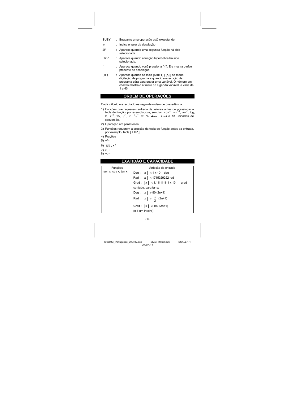 CITIZEN SRP-265N User Manual | Page 46 / 192