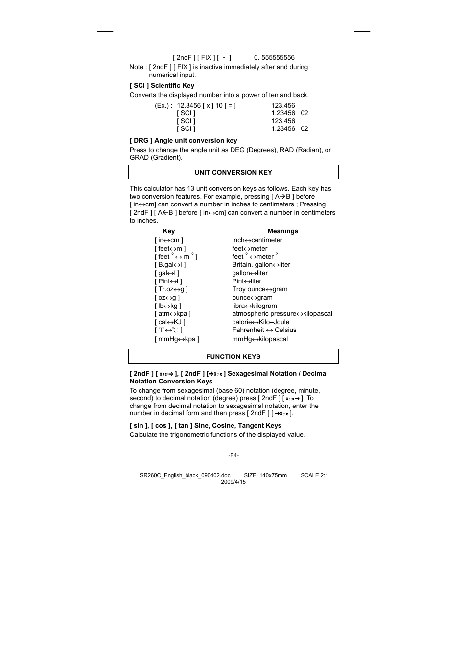 CITIZEN SRP-265N User Manual | Page 5 / 192