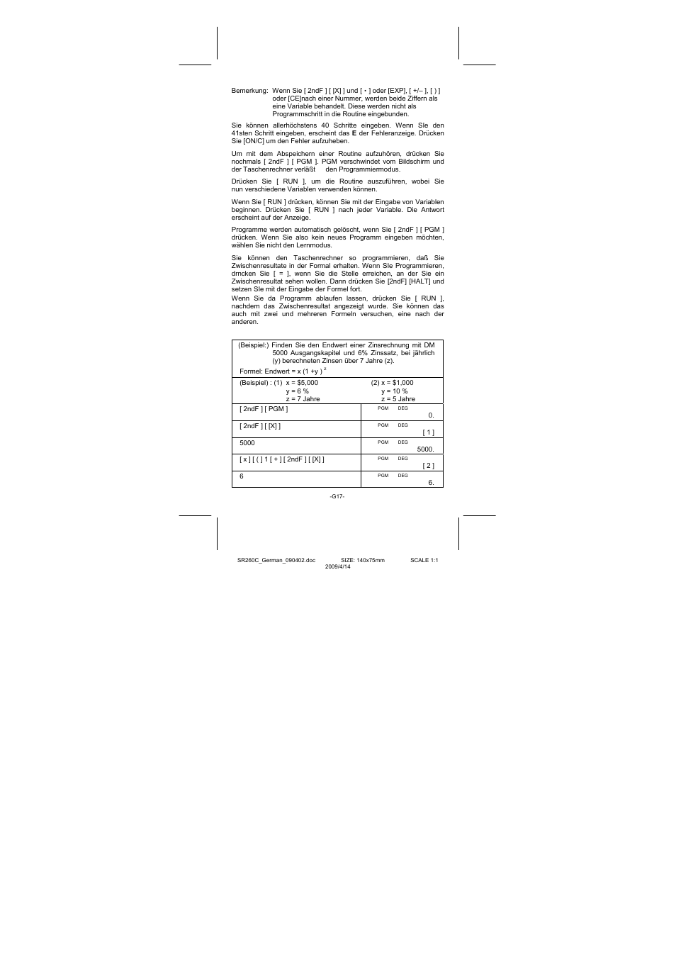 CITIZEN SRP-265N User Manual | Page 74 / 192