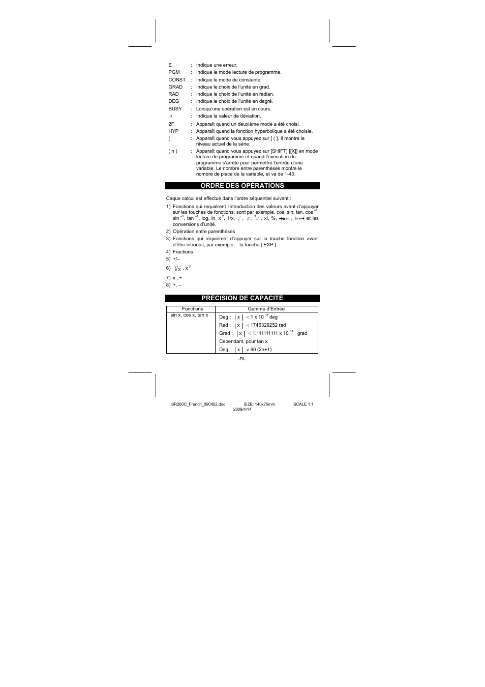 CITIZEN SRP-265N User Manual | Page 84 / 192