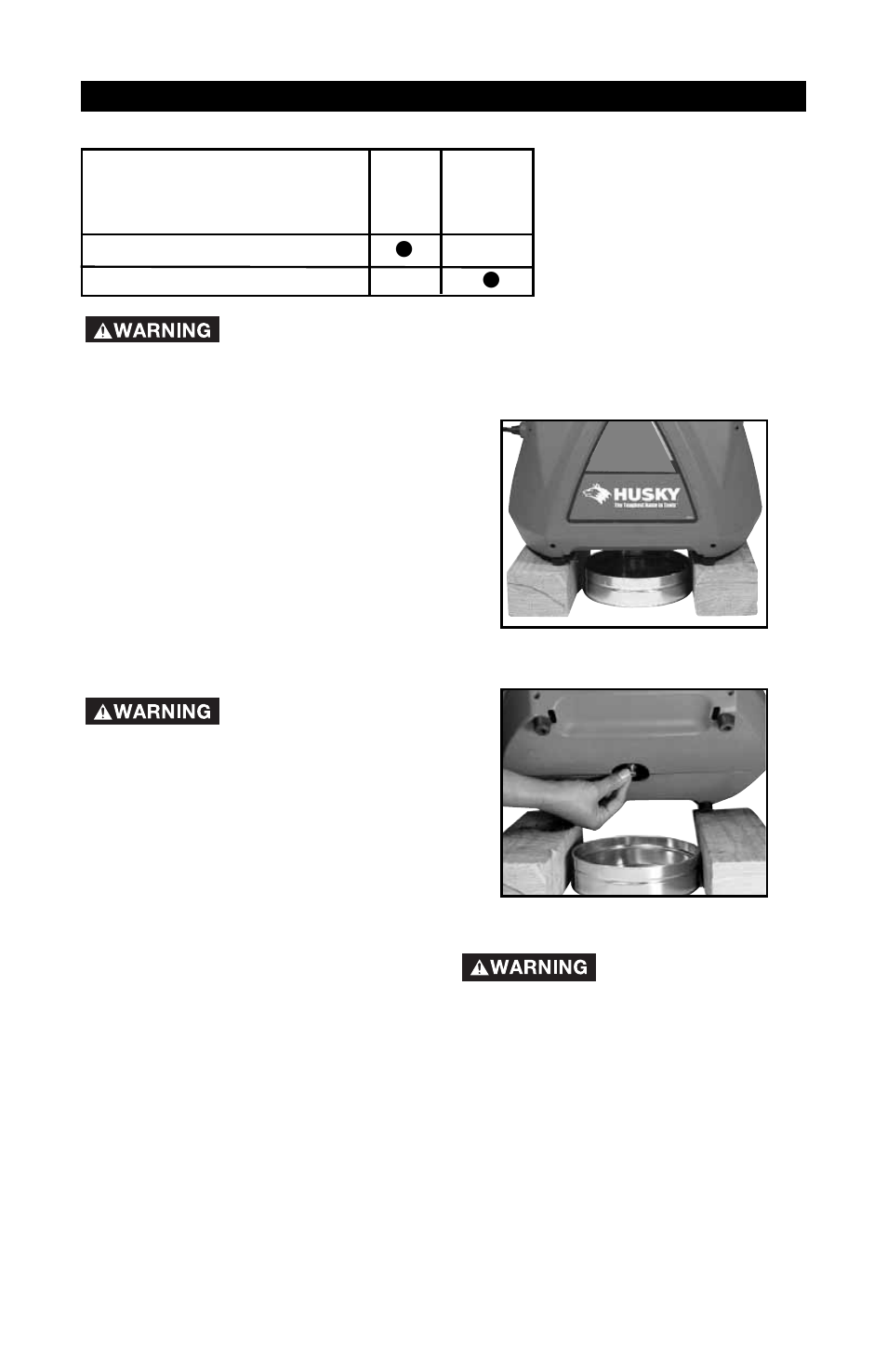 Maintenance | Husky A05051 User Manual | Page 16 / 60