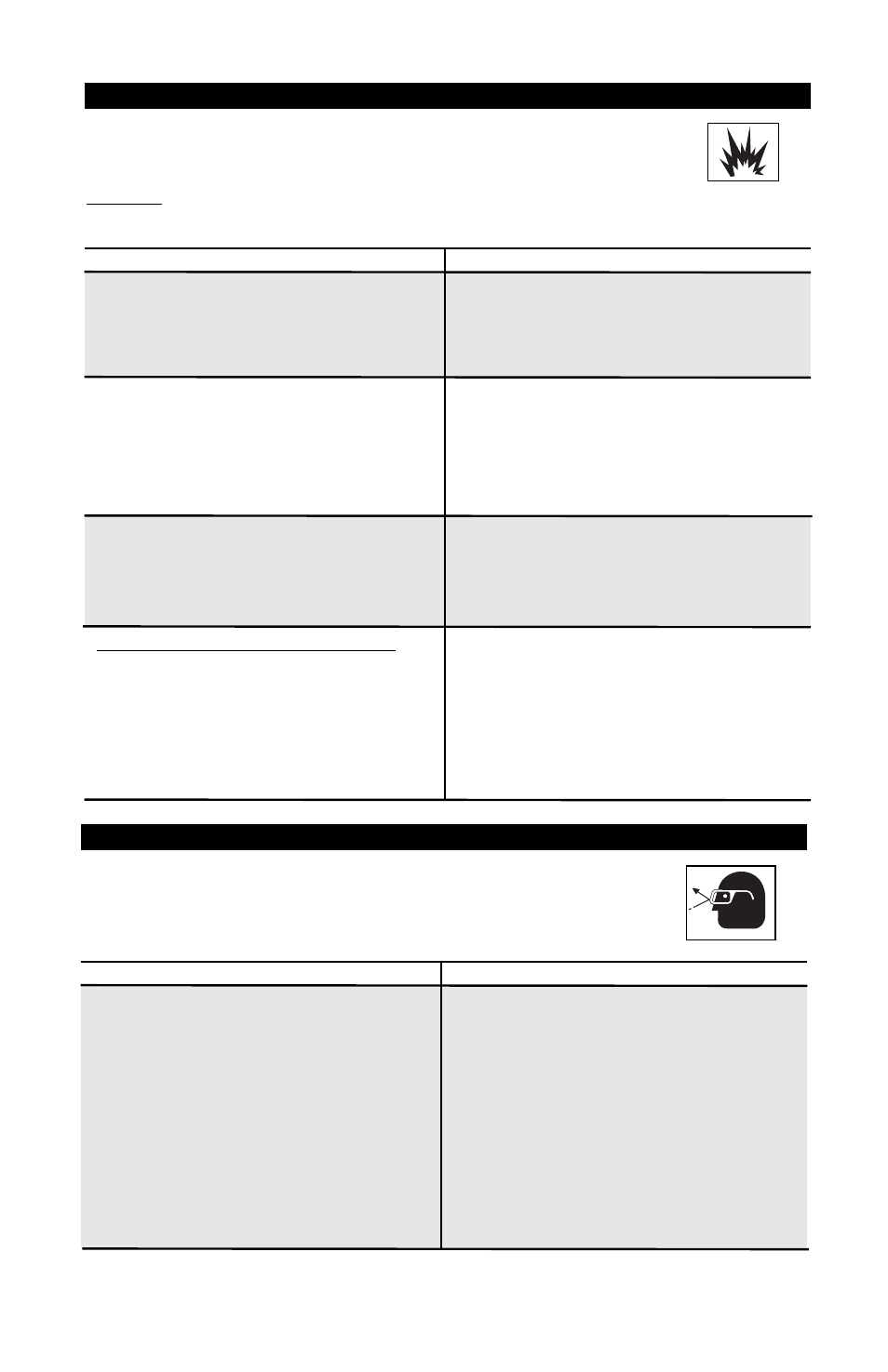 Hazard | Husky A05051 User Manual | Page 4 / 60