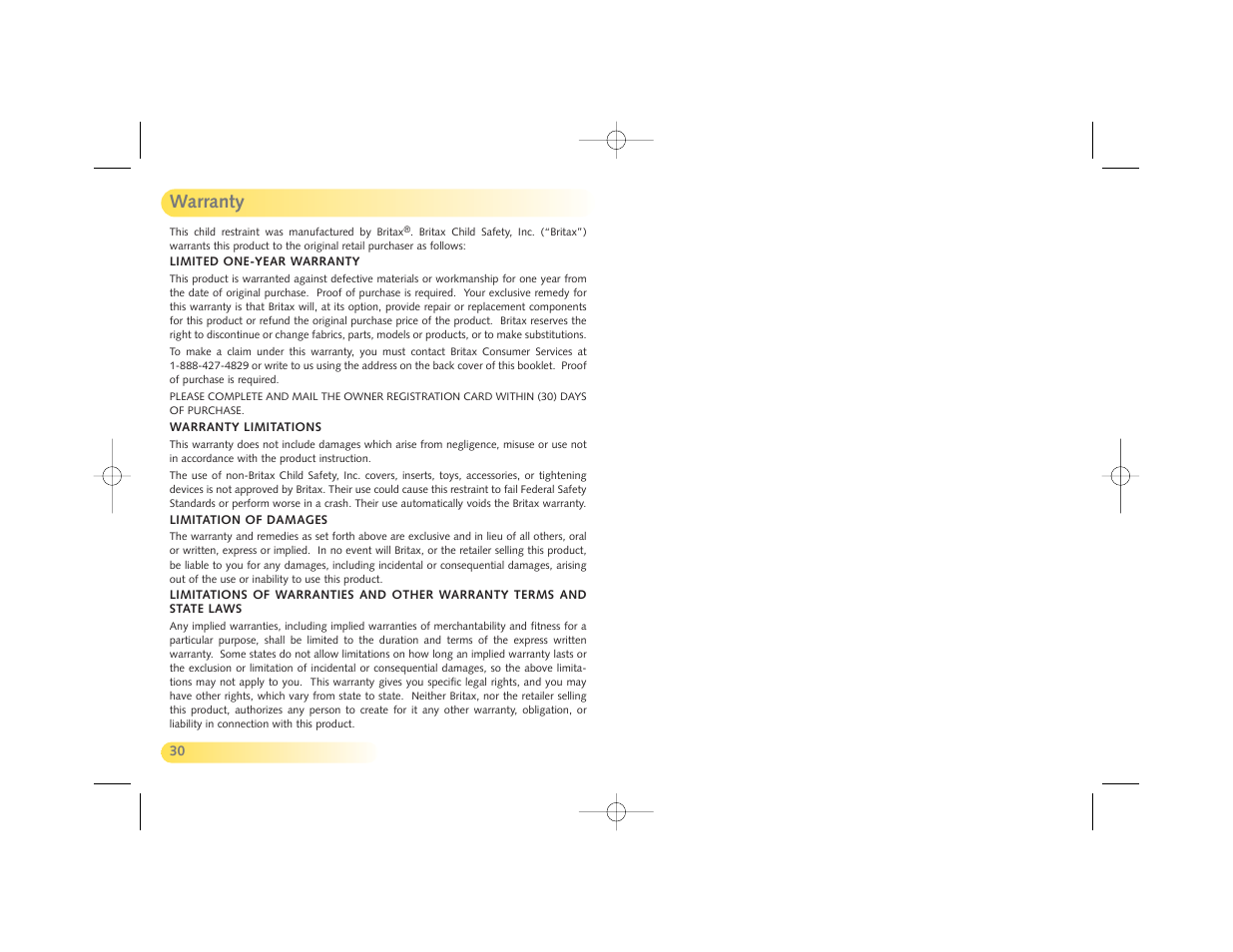 Warranty | Husky Baby Carrier User Manual | Page 17 / 19
