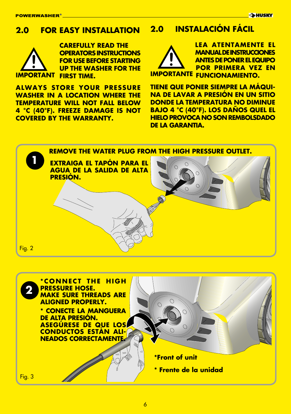 Husky H1600 User Manual | Page 6 / 32