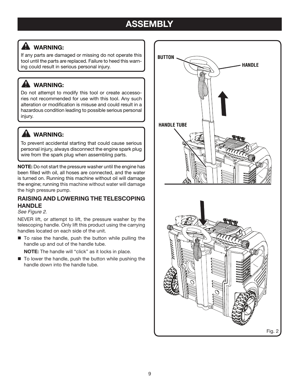 Assembly | Husky HU80522 User Manual | Page 9 / 22