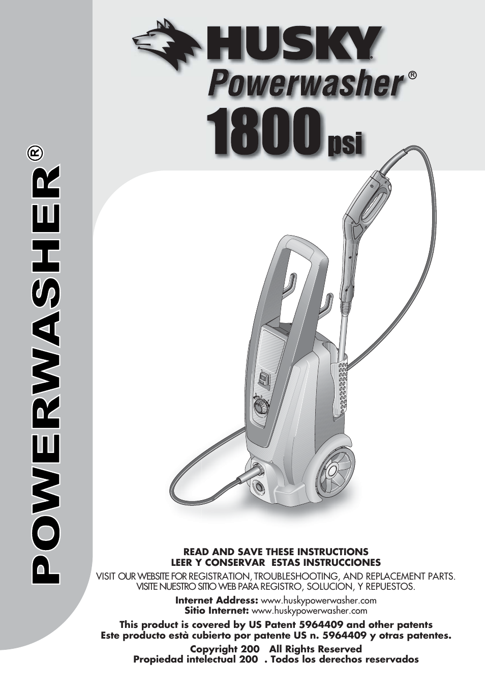 Husky 1800 User Manual | 36 pages