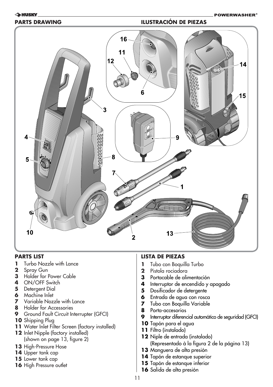 Husky 1800 User Manual | Page 11 / 36