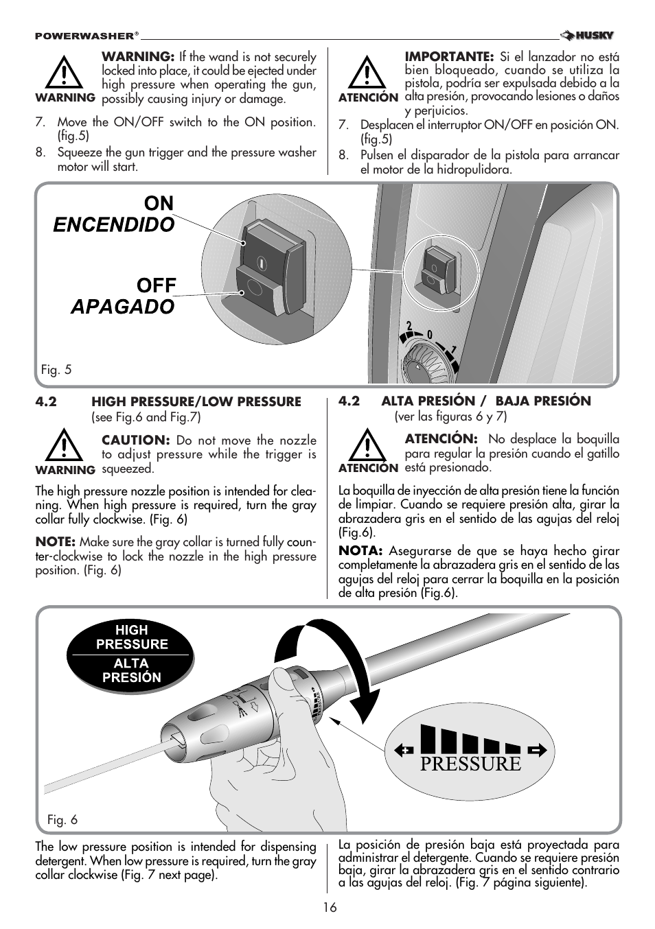 Husky 1800 User Manual | Page 16 / 36