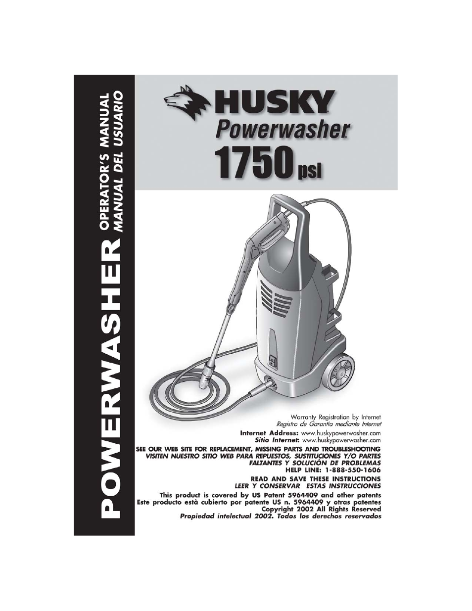Husky 1750 US User Manual | 32 pages