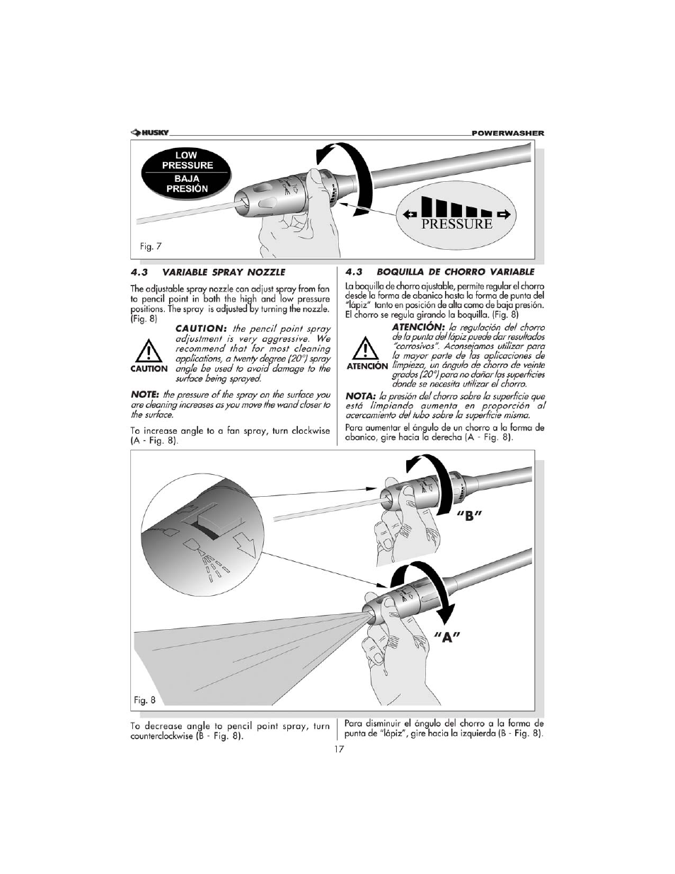 Husky 1750 US User Manual | Page 17 / 32
