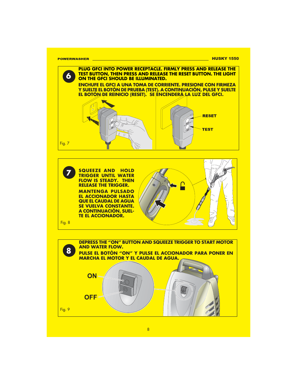 Husky 1550 PSL User Manual | Page 8 / 32