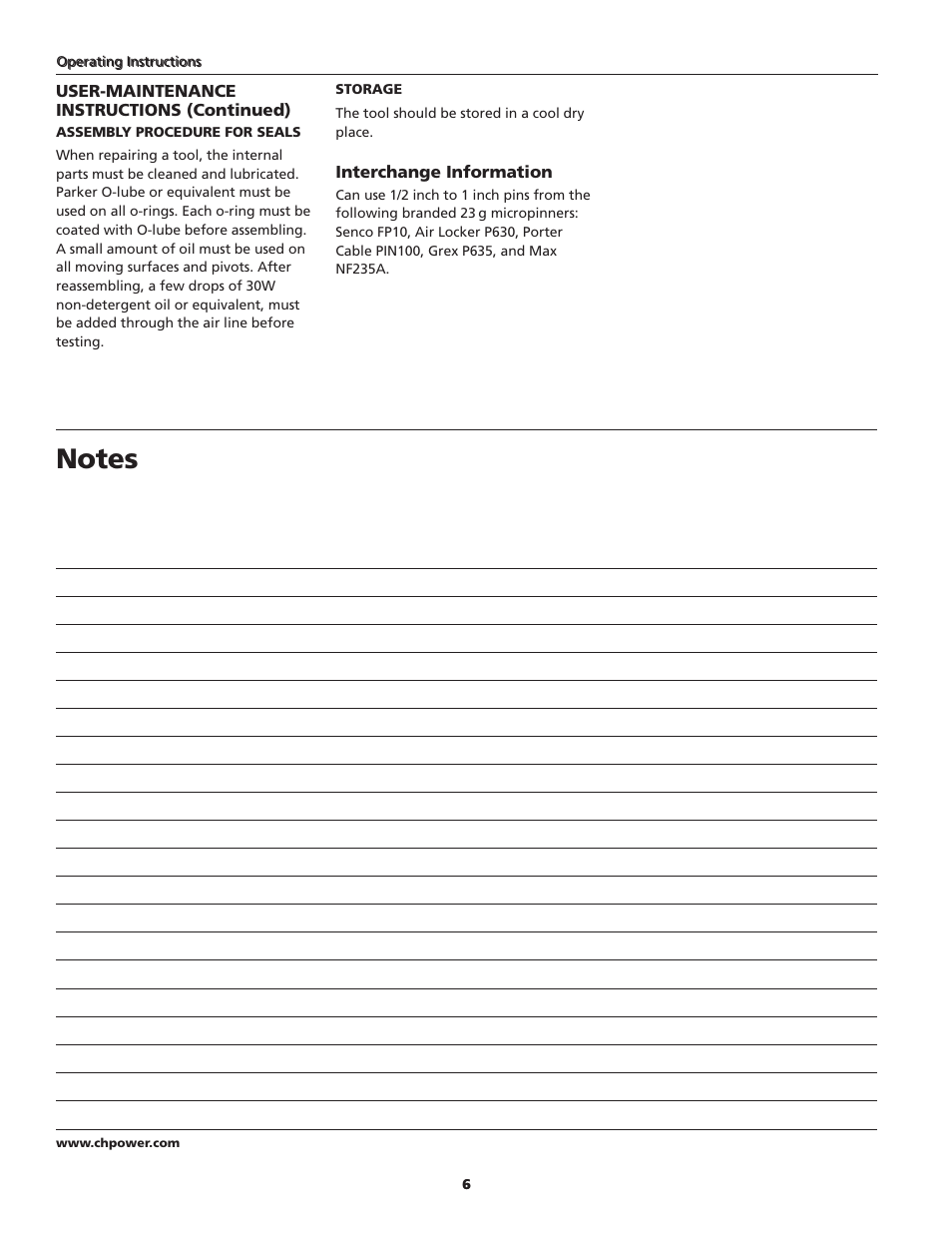 Husky HDN10500 User Manual | Page 6 / 16