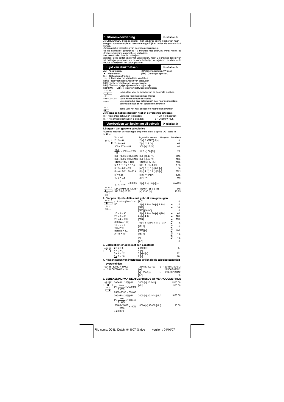CITIZEN SDC-868L User Manual | Page 12 / 18