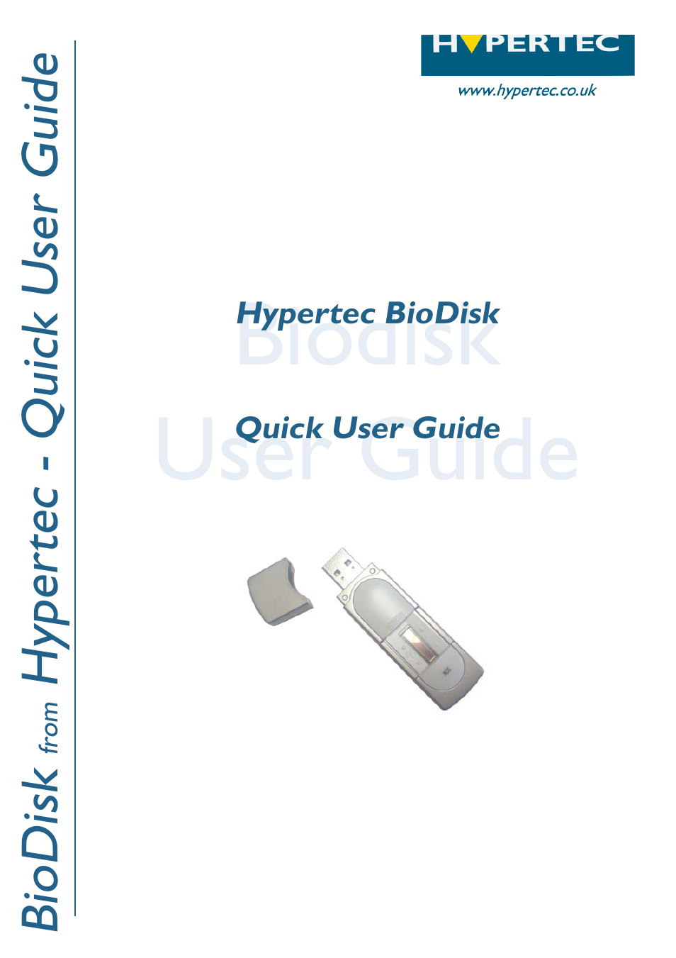 Hypertec BioDisk User Manual | 12 pages