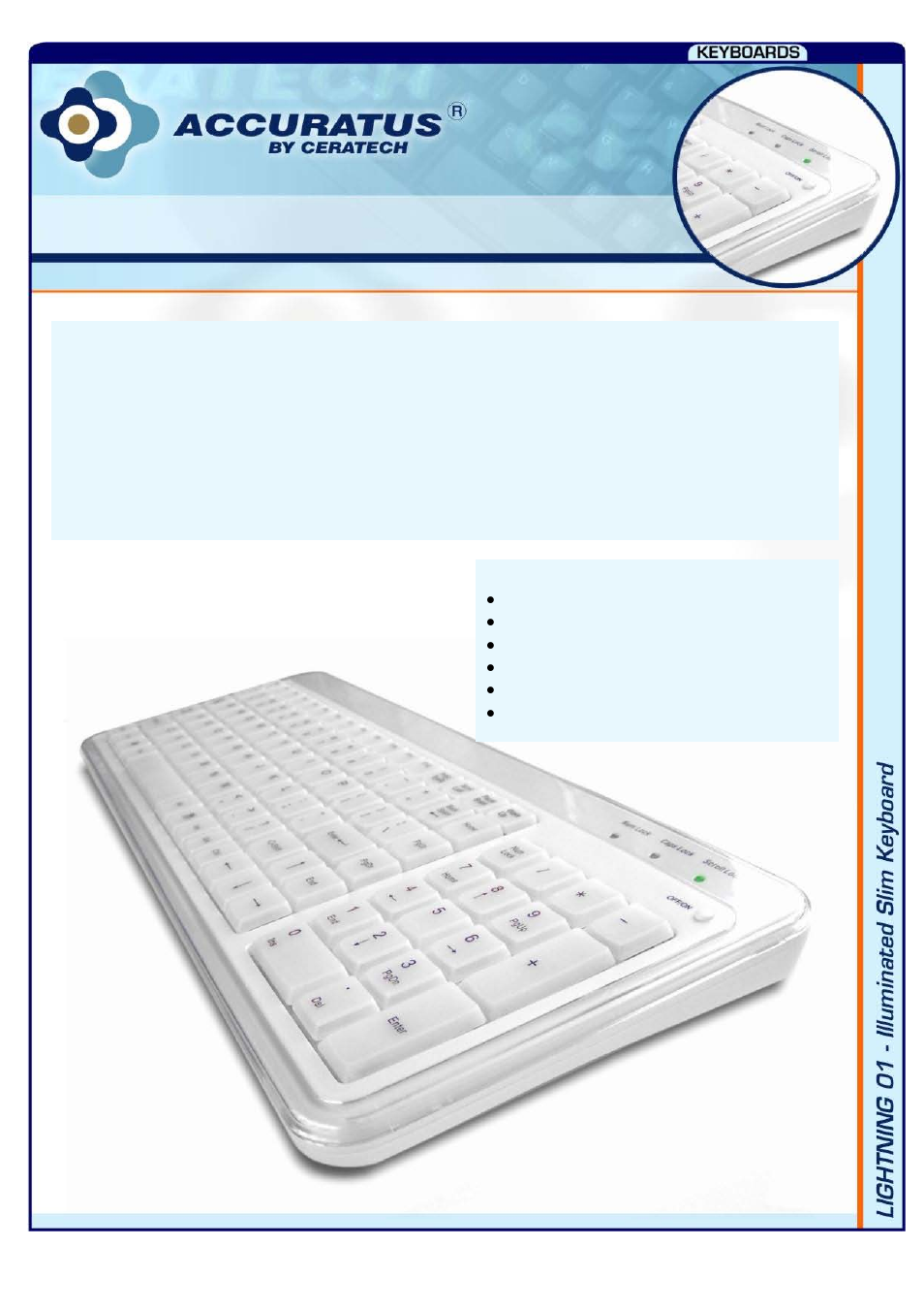 Hypertec KYB-LIGHTNING-01HY User Manual | 1 page