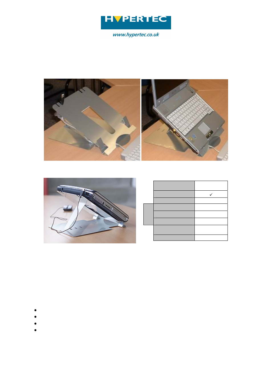 Hypertec EC/ULTRAHY User Manual | 1 page