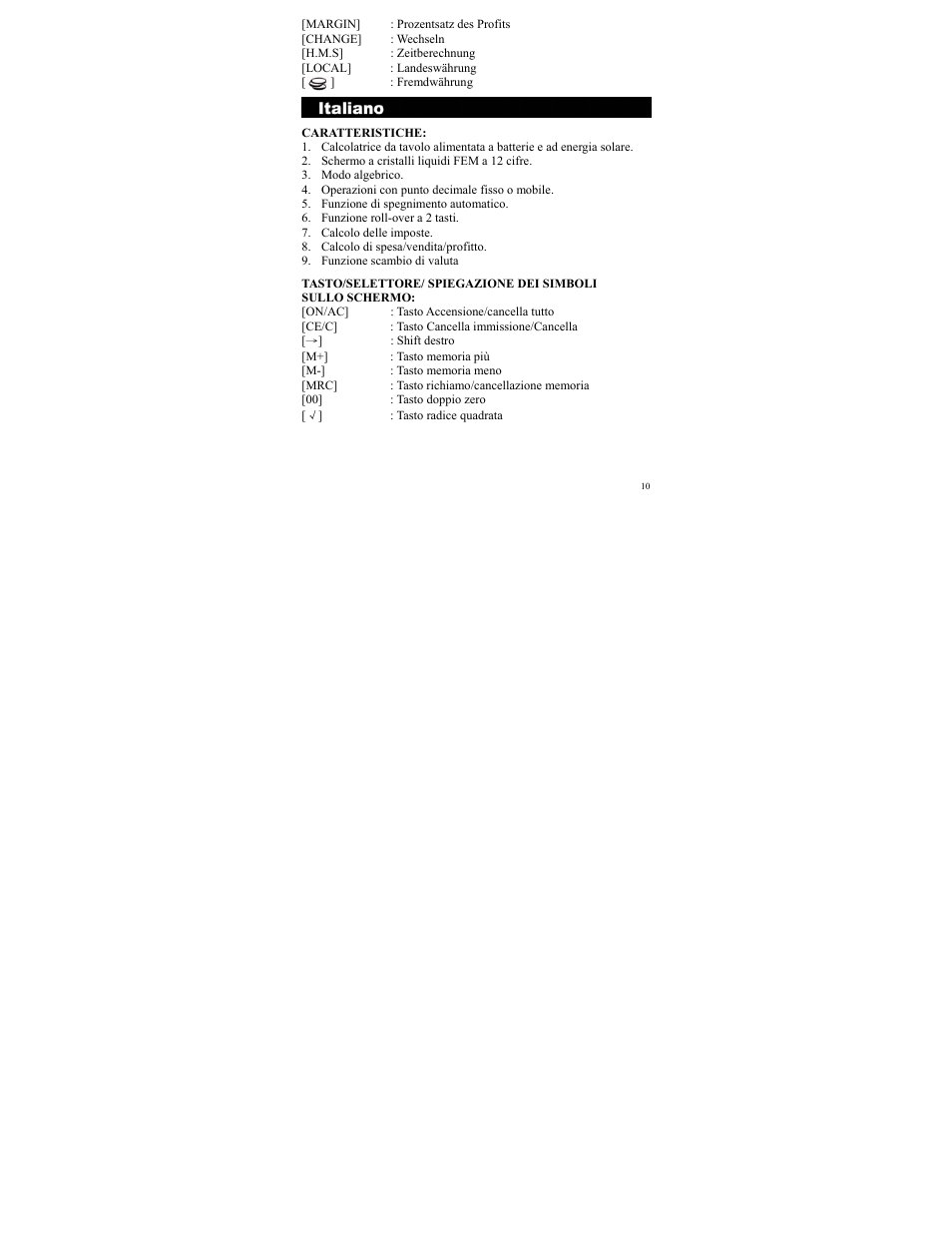 CITIZEN SDC-833A User Manual | Page 10 / 36