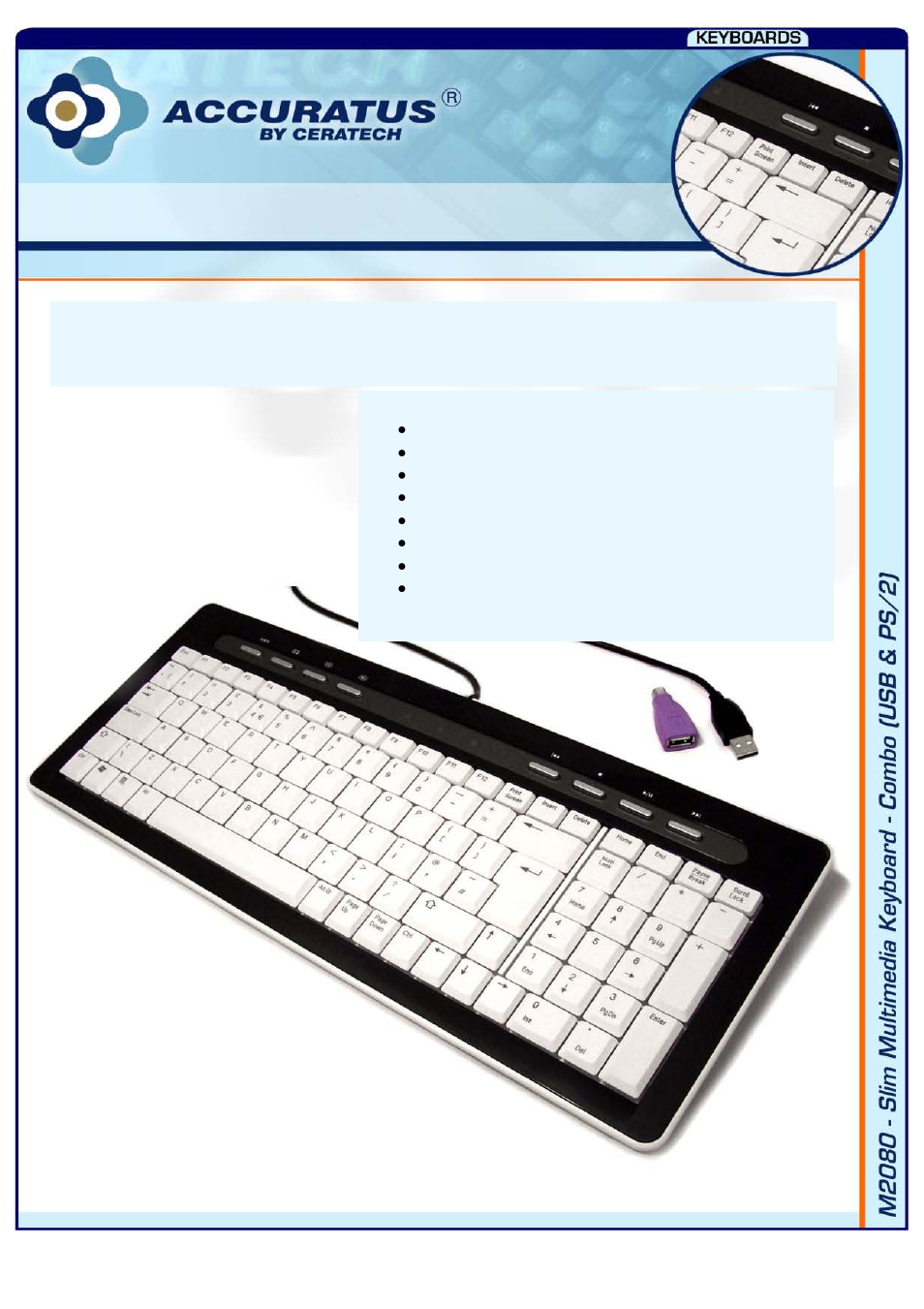 Hypertec ACCURATUS M2080 User Manual | 1 page